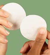 Hempress Hygienics Organic Cotton Rounds for Face, Exfoliating & Gentle Makeup Remover Pads, Perf...