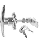 Mikikit 1set Box Lock Keyed Lock for Mailbox Cabinet Door and Toolbox Zinc Alloy Construction Sec...