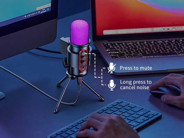 Condenser Mic with Quick Mute
