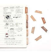 Lumintutu Laminated Planner Monthly Stickers,40 Adhesive Plan Tabs Accessories for Notebooks (2 S...