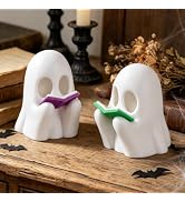 DAZONGE Ghost with Book Decor | Halloween Theme