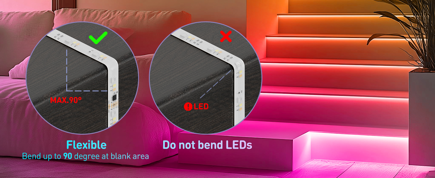 bendable flexible led strip