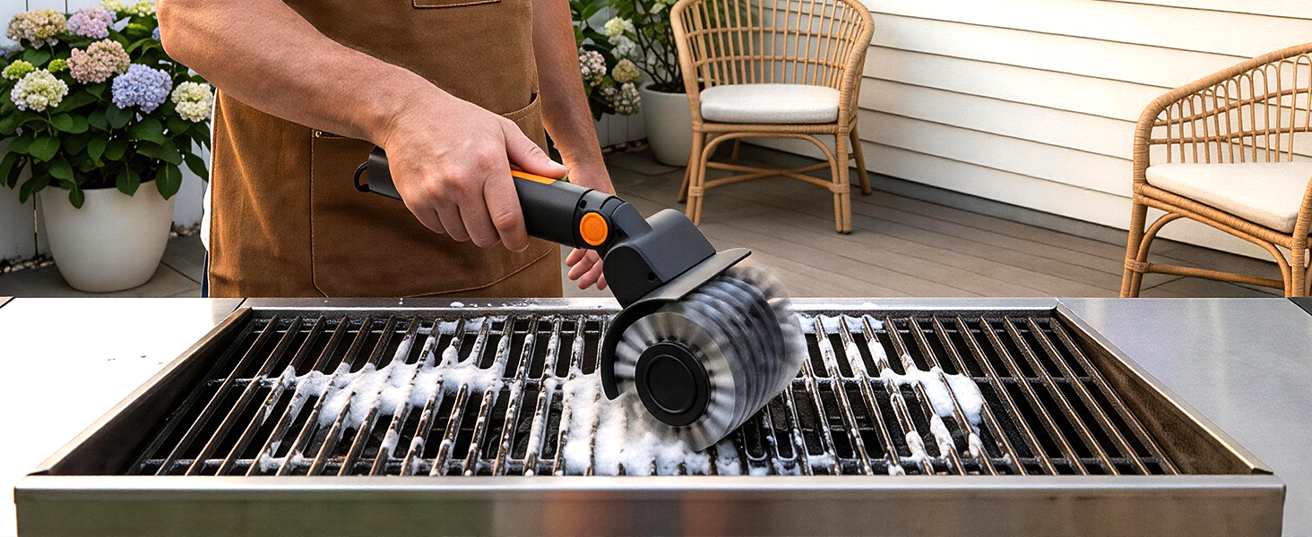 electric grill brush electric bbq grill brush electric grill cleaner
