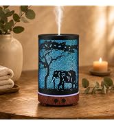 Essential Oils Diffuser,Aromatherapy Diffuser,Birthday Gifts for Women Mom Grandma,Metal Cool Mis...