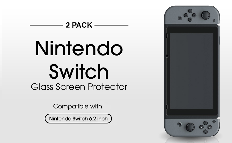amFilm screen protectors for Nintendo Swich 6.2-inch