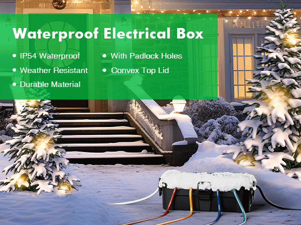 outdoor electrical box waterproof