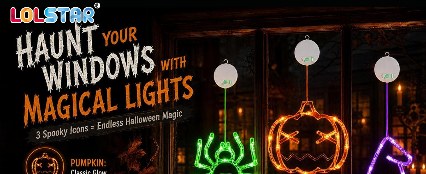 Halloween Window Lights