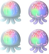 PlayVital Cute Universal Illuminated LED Thumbstick Grips for ps5, for ps4, Joystick Caps for Xbo...