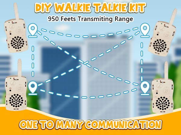 Stem walkie talkies for kids 8-12