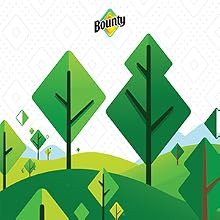 Picture of a forest with the Bounty Logo on top of it.