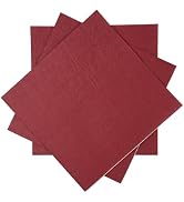 Surprisist 240 Count Dinner disposable Napkins Paper Burgundy Napkin for Cocktail Birthday, Weddi...