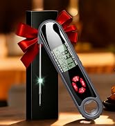 3 in 1 Meat Thermometer Digital with Beer Bottle Opener, Built-in a Kitchen Timer. Waterproof, La...