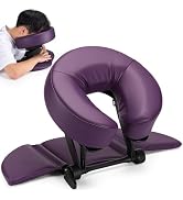 Face Down Tabletop Massage Kit, Adjustable Face Cradle with Hand Rest Pad | Universal Desktop Hom...