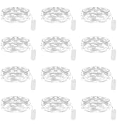 Lakumu 12 Pack Fairy Lights Battery Operated String Lights -7FT 20LED Fairy Lights Silver Wire Fi...