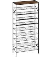 UNITSTAGE 10-Tier Tall Shoe Rack Organizer Shoe Storage for Entryway 30-40 Pairs Metal Shoe Rack ...