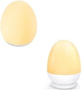 MediAcous Kids Night Light with 7 Color Changing & Dimming Function, Rechargeable with 1 Hour Tim...