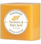 PALFICAB Kojic Acid And Turmeric Soap, Dark Spot Remover, Skin Brightening Vitamin C Shea Butter ...
