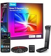 Govee TV Backlight 3 Lite with Fish-Eye Correction Function Sync to 55-65 Inch TVs, 11.8ft RGBICW...