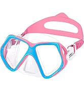 EverSport Swim Goggles Adult with Nose Cover, Clear Diving Mask Wide View No Blurring for Men Wom...