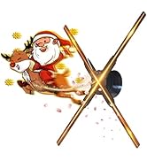 3D Hologram Fan, 45CM 3D Hologram Projector HD LED Holographic Christmas Tree Advertising Display...
