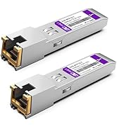 XZSNET 1000BASE-T SFP Transceiver, SFP to RJ45, 1.25G Copper SFP to Ethernet Module Compatible wi...