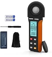 BTMETER Light Lux Meter Logger BT-5000A, Digital Lumen Tester Measure Lighting Level Intensity 0....