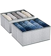 DIMJ Wardrobe Clothes Organizer for Jeans, Closet Organizers and Storage, Foldable Clothes Drawer...