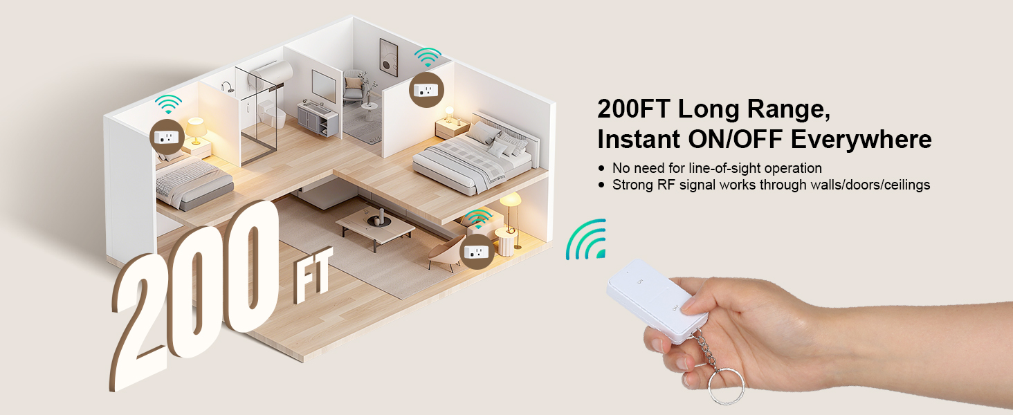 remote control outlet plug