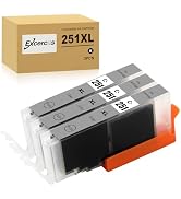 EXCERCUS Compatible Ink Cartridge Replacement for Canon CLI-251 GY Gray CLI-251GY XL Gray Ink Car...