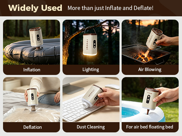 portable air pump for inflatables