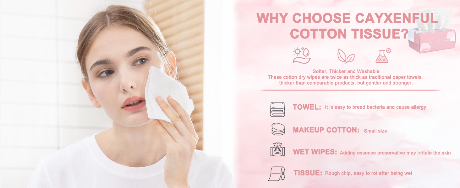 cotton dry wipes
