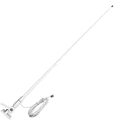 Retevis MA06 VHF Marine Antenna, 3.5dBi Fiberglass Waterproof Boat Antenna, 23 Ft/7 m RG-58 Coaxi...