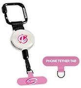 ClutchLoop Anti-Theft Phone Tether - Universal Adhesive Anchor, Retractable Steel Line and Lockin...