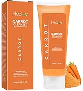 Carrot Soap for Skin Brightening – Natural Carrot Face Wash for Glowing Skin – Exfoliating Facial...