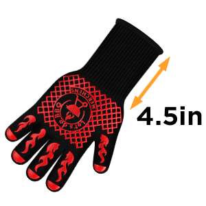 bbq gloves heat resistant gloves grill gloves grilling gloves heat gloves 4.5-inch gloves