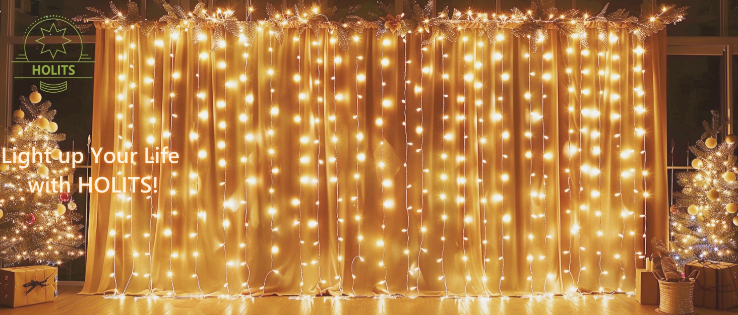 fairy curtain light bedroom backdrop light