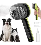 Pecute Cat Steam Brush, Self-Cleaning Steam Cat Brush with 2 Water Spray Modes, Large Capacity Ta...