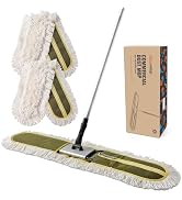 CLEANHOME 36" Commercial Dust Mop for Hardwood, Tiles, Marble Floors, Green | Floor Cleaning Heav...