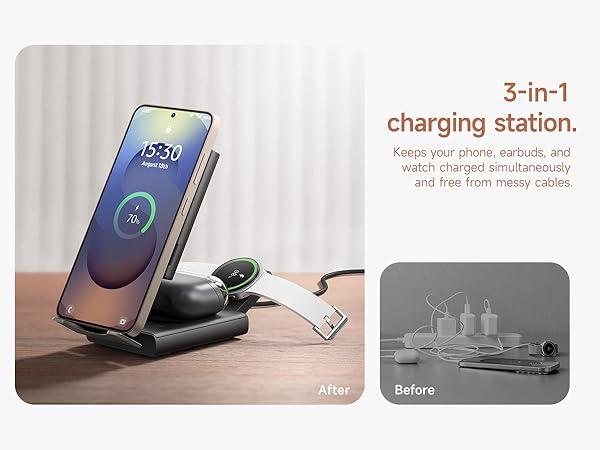 3-in-1 charging station