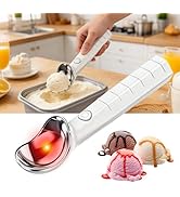Heated Ice Cream Scoop, Rechargeable Electric Ice Cream Scooper Heats to 158°F for Hard Ice Cream...