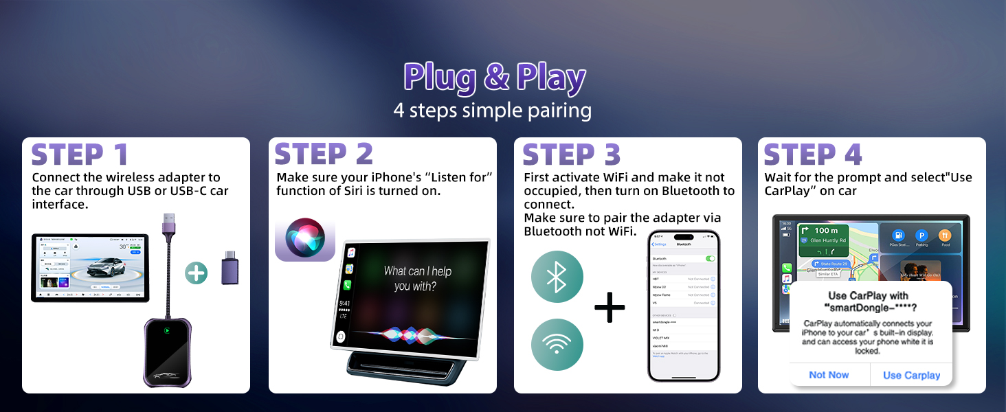 wireless apple carplay adapter
