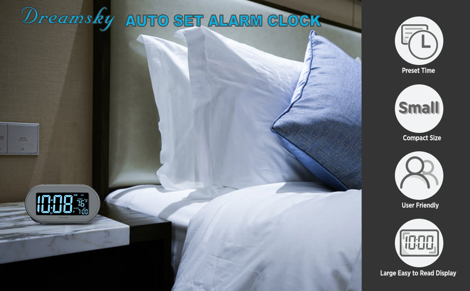 auto set alarm clock