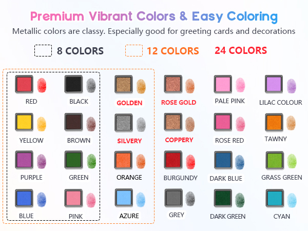 Premium Vibrant Colors & Easy Coloring