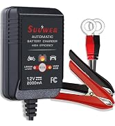 Suuwer 12V 2-Amp Fully-Automatic Smart Battery Charger & Maintainer with 12FT Cord, SAE Connector...