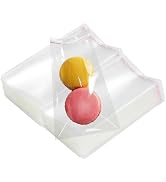 RONSBILL 400PCS 3.2Mil Clear Self Sealing Cellophane Bags 3x5 Inches Cookie Bags Self Adhesive Re...