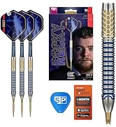 TARGET Darts Josh Rock Gen 1 Steel Tip Swiss Point Darts, 90% Tungsten Darts, Generation 1, 22G/2...
