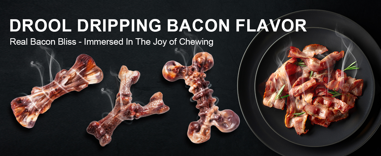 bacon flavored dog toys