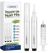 LANBEIDE Refillable Touch Up Paint Pens, 3Pcs Paint Brush Pens for Walls Repair, Furniture Repair...