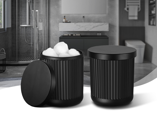 black matte bathroom accessories