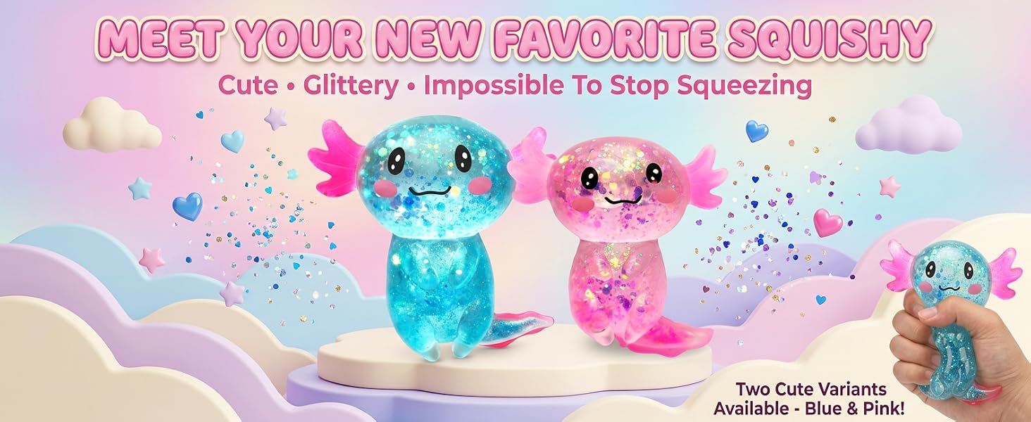 Axolotl Squishy Stress Relief Toy